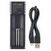 DTOWER Battery Charger USB Smart Single Slot Cell Charging Adapter 18650 Lithium Rechargeable Battery Charger