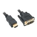 Kaybles HDMIDVI-3BK 3 ft. HDMI Male to DVI-D Adapter Cable with Gold-plated Connector Black