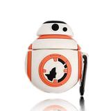 Airpods 1/2 Case Cartoon Patterned Airpods Motorola Sonic Star Wars R2-D2 Robot Naruto Hermit Silicone Case [Best Gift for Friends] (BB-8 Robot)