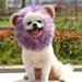 Pet Lion Mane Costume - Perfect for Halloween Parties Photo Shoots and Gifts for Cat Lovers Purple S