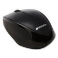 Verbatim Wireless Notebook Multi-Trac Blue LED Mouse 2.4 GHz Frequency/32.8 ft Wireless Range Left/Right Hand Use Black