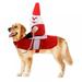 Magazine Dog Cosplay Clothing Novelty Christmas Dog Costumes Pet Clothes Dressing Up Riding Change Outfits