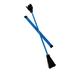 Z-Stix Professional Juggling Flower Sticks/Devil Sticks and 2 Hand Sticks High Quality Beginner Friendly - - Neon Series (Mosquito Neon Blue)