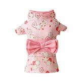 Dog Pet Outfit Costumes Garment Costume Dress Japanese Clothes Cosplay Traditional Cat Supplies Up Floral Funny Lovely