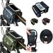 Cheers.US Waterproof Bike Phone Mount Bags Bicycle Front Frame Bag Waterproof Bike Pouch Bag Top Tube Frame Pannier Mobile Phone Touch Screen Holder Bike Bag