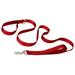 Country Brook PetzÂ® 1 inch Deluxe Nylon Dog Leash 6 Foot - Red