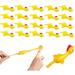 20 Packs Finger Flying Rubber Chicken Turkey Slingshot Flick Chicken Flingers Stick on The Wall Stretchy Funny Little Toys for Children