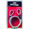 Master Lock 65D 6 Self Coiling Vinyl Coated Cable with Loop Ends