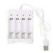 Rinhoo Battery Charger USB 4 Slots AAA AA Rechargeable Battery Charging Station with Short Circuit Protection