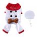 Wisremt Dog Chef Costume for Small Medium Dogs Pet Costume with Hat for Halloween Christmas Birthday Party Photoshoot