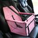 YouLoveIt Car Booster Seat for Dog Cat Portable and Breathable Bag with Seat Belt Dog Carrier Safety Stable Car Booster Seat Travel Carrier Bag
