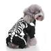 Pet Jumpsuit Halloween Skeleton Dog Costumes Clothes Apparel for Puppy Dog (Dog Skeleton)