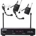 Gemini UHF-02HL-S34 533.7+537.2 MHz Dual Channel UHF Wireless Lavalier System