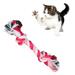 Walbest Flossy Chews Color Rope Tug â€“ Cotton-Poly Tug Toy for Dogs â€“ Interactive Dog Rope Toy â€“ Tug Dog Chew Toy Random Color (11.81 inch)