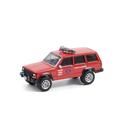 Reno Fire Department (Nevada) 1990 Jeep Cherokee Red - Greenlight 67010D/48 - 1/64 scale Diecast Model Toy Car