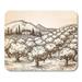 LADDKE Field Tree Olive Grove Landscape on Old Vintage Farm Mousepad Mouse Pad Mouse Mat 9x10 inch