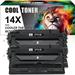 Cool Toner Compatible Toner for HP 14X CF214X Enterprise MFP M725X M725Z+ MFP M725 Series Printer (Black 2 Pack)