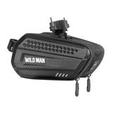 WILD MAN Bicycle Reflective Saddle Rear Tool Bags Bike Seat Tail Hard Bags