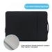 Laptop Shoulder Bag Compatible with MacBook Pro/Air 13 inch 11-15.6 inch Notebook Computer Polyester Briefcase Sleeve with Front Arc Pocket