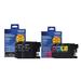 Genuine Brother LC1053PKS & LC1072PKS Super HY BK C M Y Ink Cartridge Combo Pack