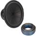 Kicker 48CWR152 CompR 15 Subwoofer DVC 2-ohm - Includes Speaker Wire