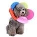 Dog Cat Recovery Collar Cute Flower Shape Anti Bite Neck Collars Cones with Adjustable Straps Elizabethan Collars for Dogs Cats