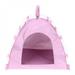 Hazel Tech-Pet Tent Cat Dog Tent House Folding Dog Cat Bed Pad Cage Plastic Oxford Cloth Fiber Pet Tent