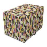 City Dog Crate Cover Metropolitan Architecture Towers Skyscrapers Easy to Use Pet Kennel Cover Small Dogs Puppies Kittens 7 Sizes Multicolor by Ambesonne