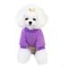 iOPQO Pet Sweater Carrot Sweater New Carrot Sweater Cute Dog Clothing Small and Medium-sized Dog Pet Clothes Purple S