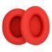 Headset Ear Pads Protective Cover Replacement Protein Memory Foam Ear Cushions Compatible with Studio 2/3 Red