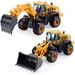 Construction Toys for 3 Year Old Boys 2 Pack with Excavator Toy Bulldozer Toys for Kids Sand Toys Beach Toys Truck Toys Sand Box Toys for 3 4 5 6 Year Old Boys Girls Kids