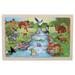 TUTUnaumb 24-Pack Wooden Jigsaw Puzzles Recognition Puzzle for Kids Age 2-6 Year Old Wild Animals Preschool Puzzles for Toddler Children Learning Educational Puzzle Toys-D