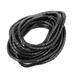 5mm Flexible Spiral Tube Cable Wire Wrap Computer Manage Cord Black 5 Meter