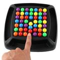 Walbest Rainbow Bead Elimination Game Parent-child Interactive Educational Toy Puzzle Magic Chess Board Game Rainbow Ball Matching Game Adult Family Toy Set