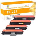 Toner H-Party 4-Pack Compatible Toner Cartridges Replacement for Brother TN227 TN-227BK TN-223 - HL-L3210CW MFC-L3750CDW HL-L3290CDW HL-L3230CDW L3270CDW MFC-L3770CDW Printer Ink