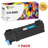 Toner Bank 1-Pack Compatible Toner Cartridge Replacement for Dell 310-9060 for Dell Color Laser Printer 1320 1320C 1320CN Cyan