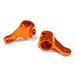 Integy RC Toy Model Hop-ups C25481ORANGE Billet Machined Steering Knuckles for Traxxas 1/10 Nitro Slash 2WD