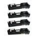 PrinterDash Compatible Replacement for LAN SP-C360DNW/SP-C360SFNW/SP-C360SNW/SP-C361SFNW Toner Cartridge Combo Pack (BK/C/M/Y) (TYPE SP-C360HA) (40817BCMY)