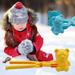 Zhaomeidaxi Snowball Maker Clips Snow Ball Maker Clips Clamps Outdoor Winter Play Snow Toys Plastic Sand Toys Clay Molds Dough Tools for Kids Adults Snowball Fight Beach Player