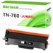 A Aztech 1-Pack TN760 TN730 Toner Cartridge Compatible for Brother TN-760 TN-730 TN760 TN730 use with Brother MFC-L2750DW MFC-L2750DWXL HL-L2350DW HL-L2370DW HL-L2325DW DCP-L2550DW (Jumbo Black)