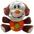 Canaan Educational Plush Toy Lights & Learning Monkey Musical Plush Toy for Baby 0 to 36 Months