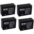 12V 10AH Replacement Battery for iZip Via Lento Mens Bike Battery - 4 Pack