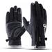 Winter Cycling Gloves Men Women Touch Screen Padded Bike Glove Water Resistant Windproof Warm Anti-Slip for Running Biking Workout