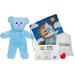 Make Your Own Stuffed Animal 16 Baby Blue Patch Bear - No Sew - Kit With Cute Backpack!