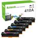 A AZTECH 6-Pack Compatible Toner Cartridge for HP CF410A 410A M452dw M452nw M452dn MFP M477fnw M477fdn M477fdw M377dw with Chip(3*Black Cyan Magenta Yellow)