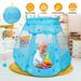 iMountek Kids Pop Up Game Tent Prince Princess Toddler Play Tent Indoor Outdoor Castle Game Play Tent Birthday Gift for Kids Blue