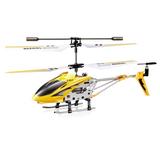 Bemico Mini Helicopter Syma S107G 3.5CH RC Helicopter Phantom Metal Mini RC Drone with Gyro Yellow