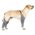 Special Buys! The New Dog Supplies Dog Outdoor Four-legged Pants Canine Sling Leg Cover Waterproof Dirt-proof Urine-proof Leg Gray L