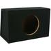 12 Single Sealed Sub Box Hatchback 1.20 cu.ft. MDF Black Subwoofer Enclosure