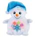 Collections Etc Lighted Color Changing & Singing Plush Snowman Figurine